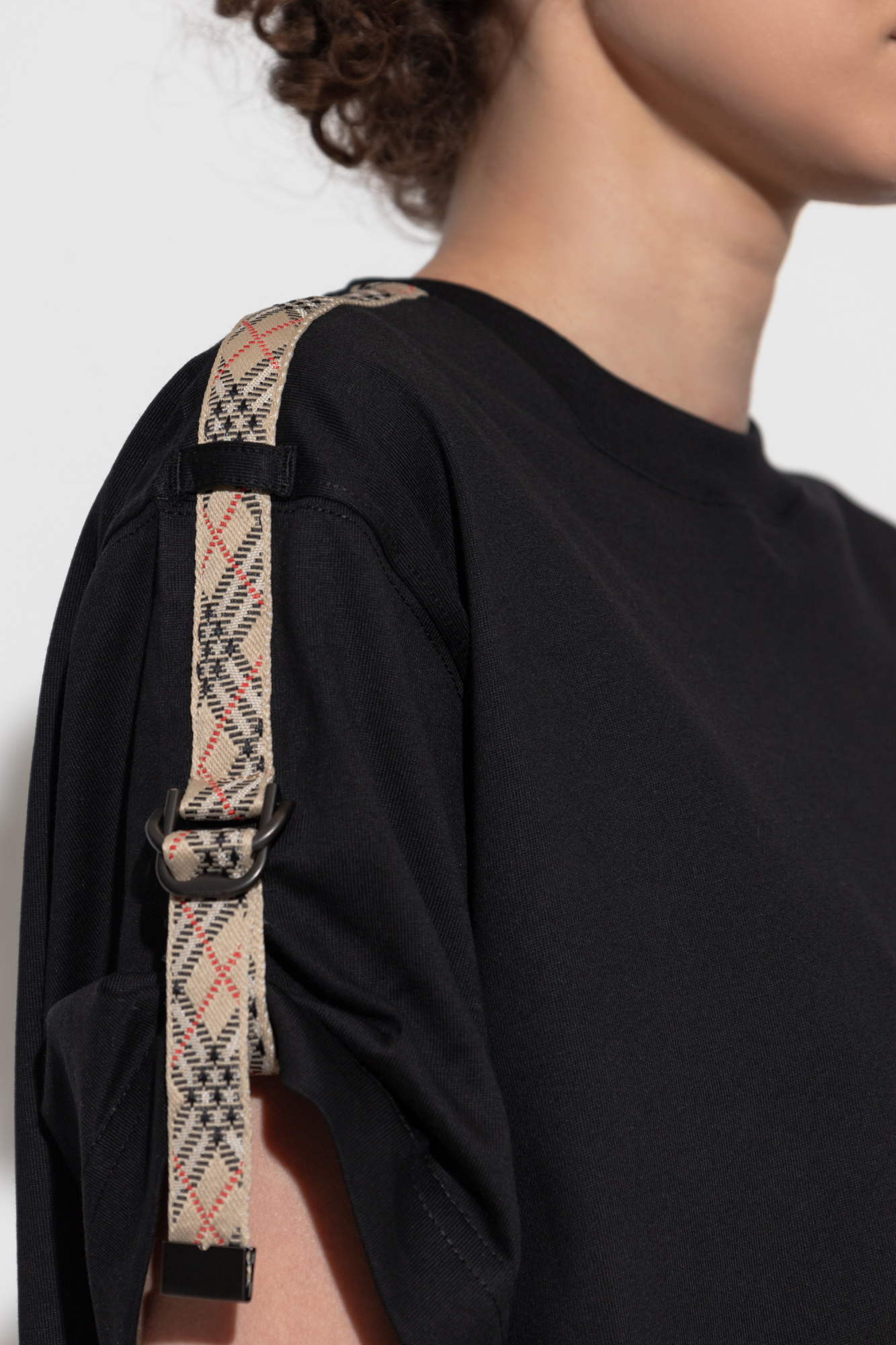Burberry Dress with sewn-on side stripes | Women's Clothing